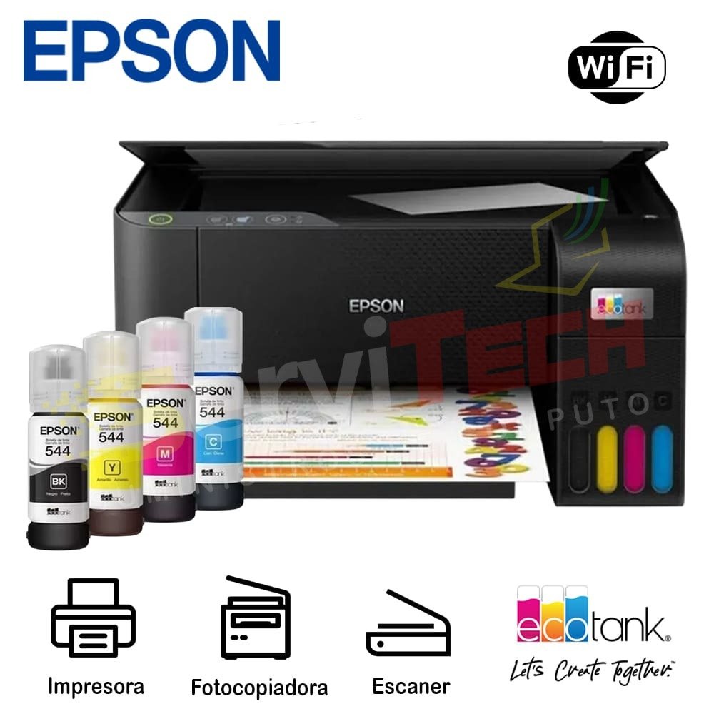 Impresora Multifuncional EPSON L3250 Ecotank WiFi
