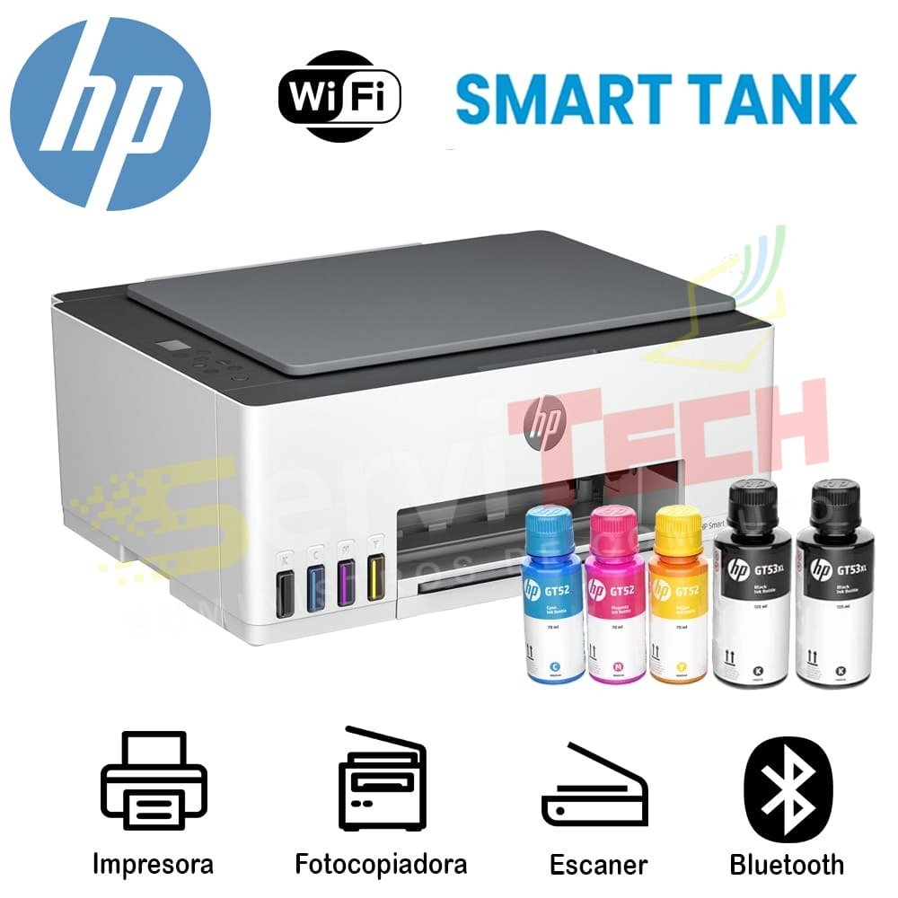 Impresora multifuncional HP  Smart Tank 580 WiFi