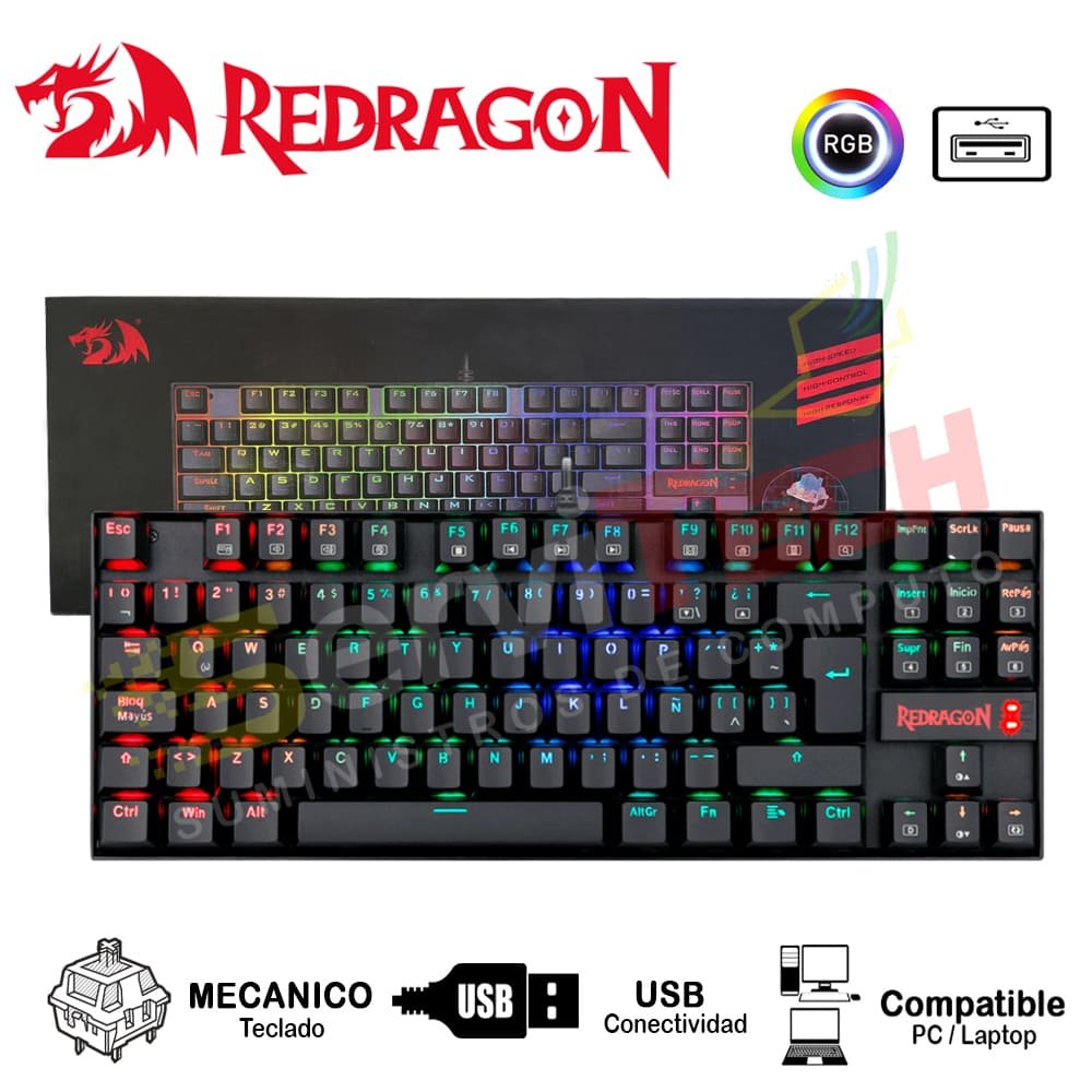 Teclado mecanico REDRAGON kumara K552 - Cableado