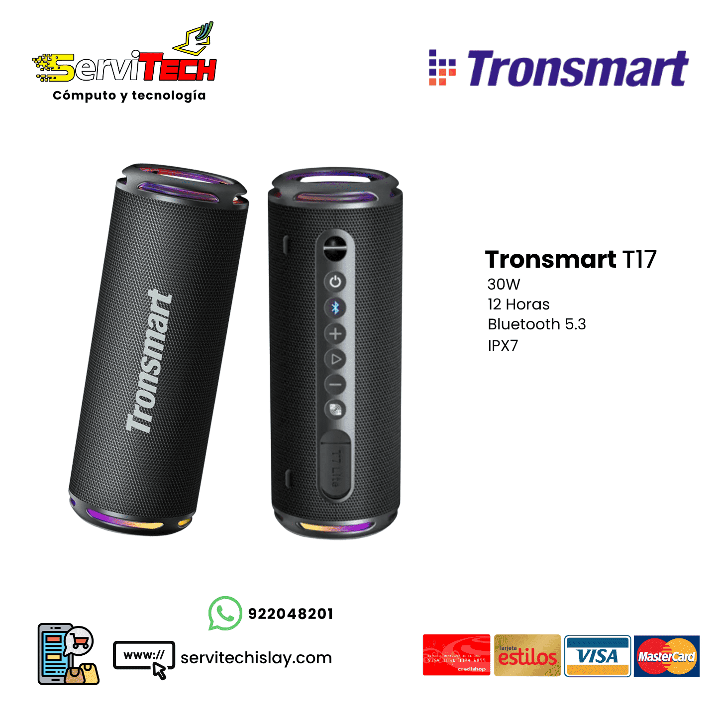 Parlante bluetooth TRONSMART T17