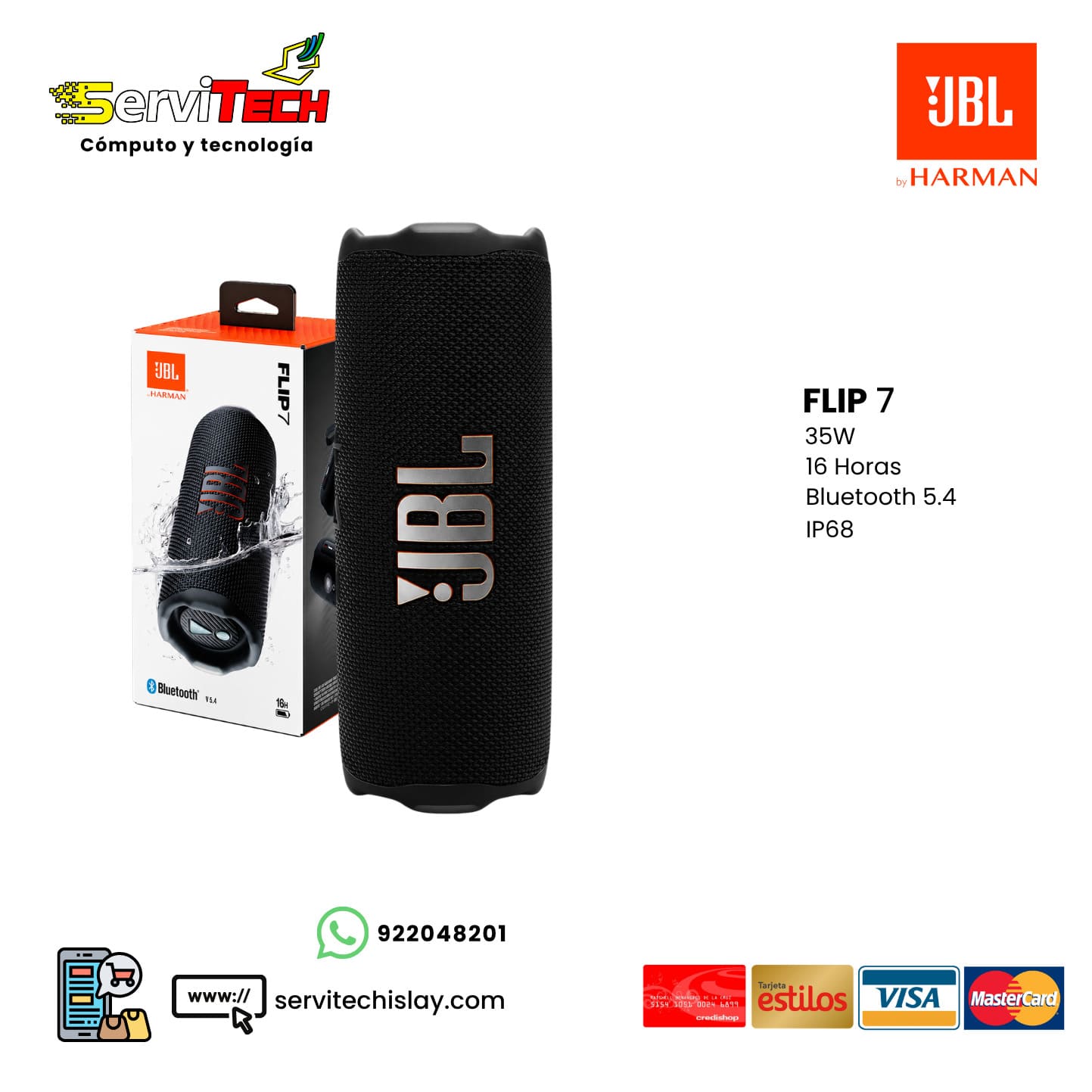 Parlante JBL Flip 7