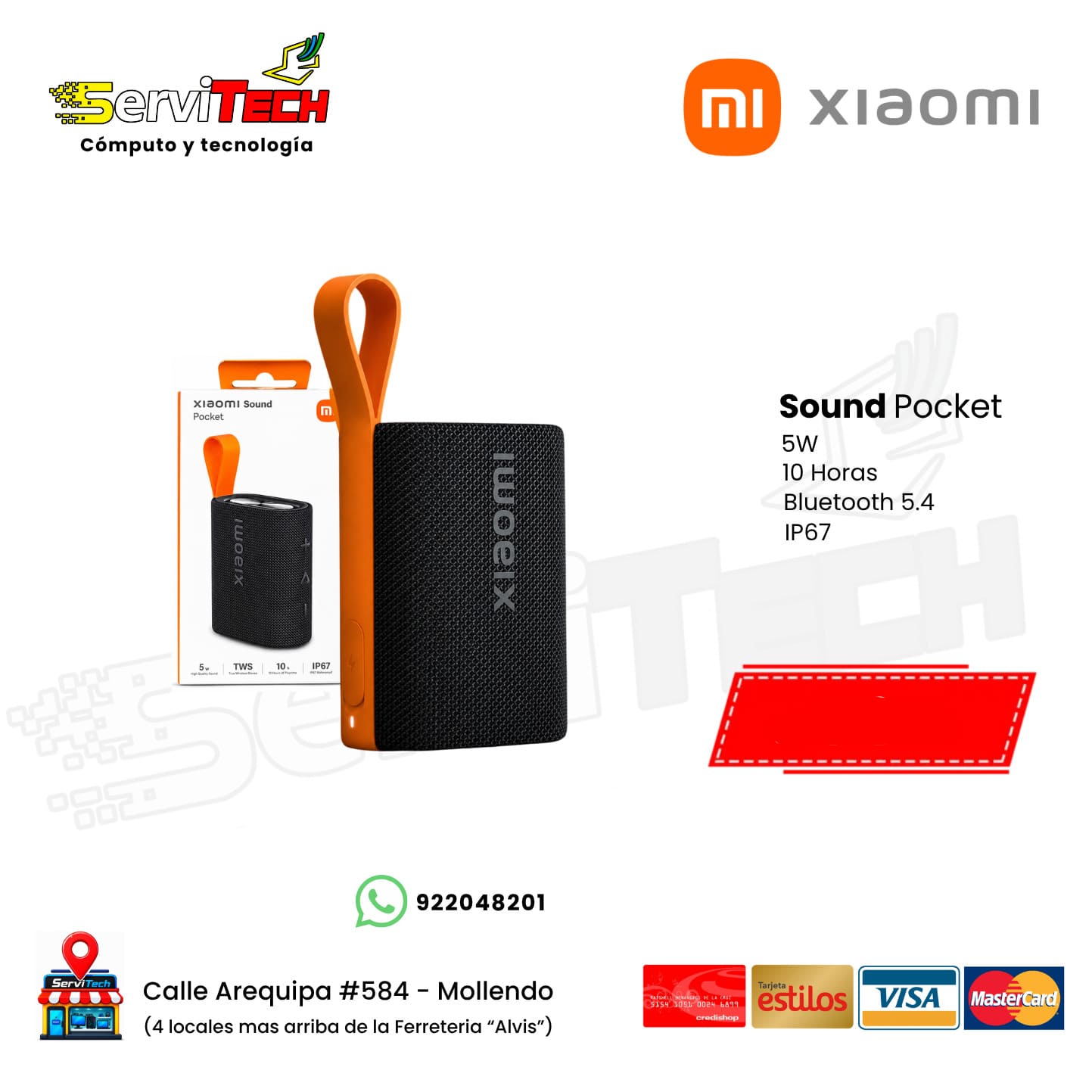 Parlante Xiaomi Sound Pocket