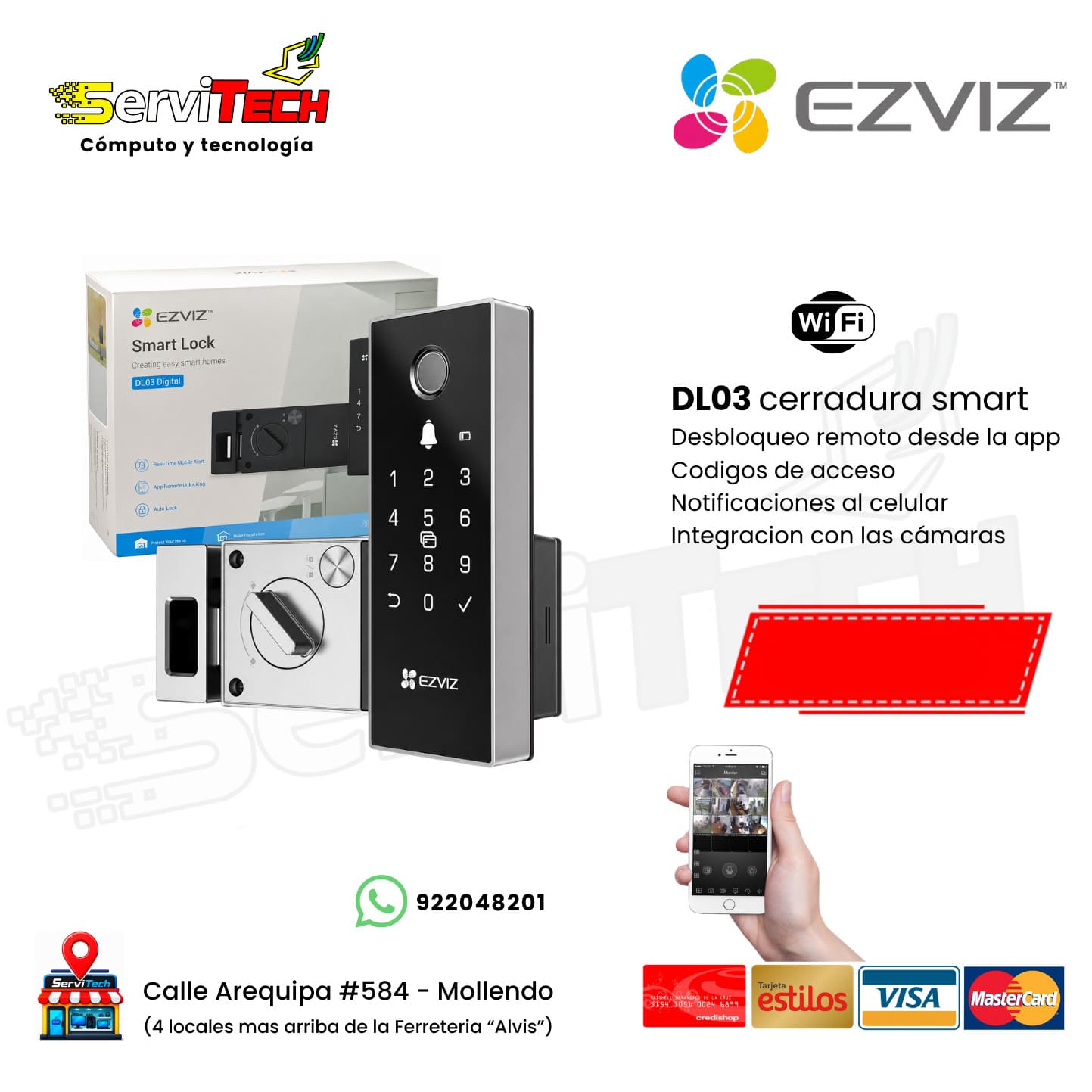 Cerradura Digital EZVIZ DL03