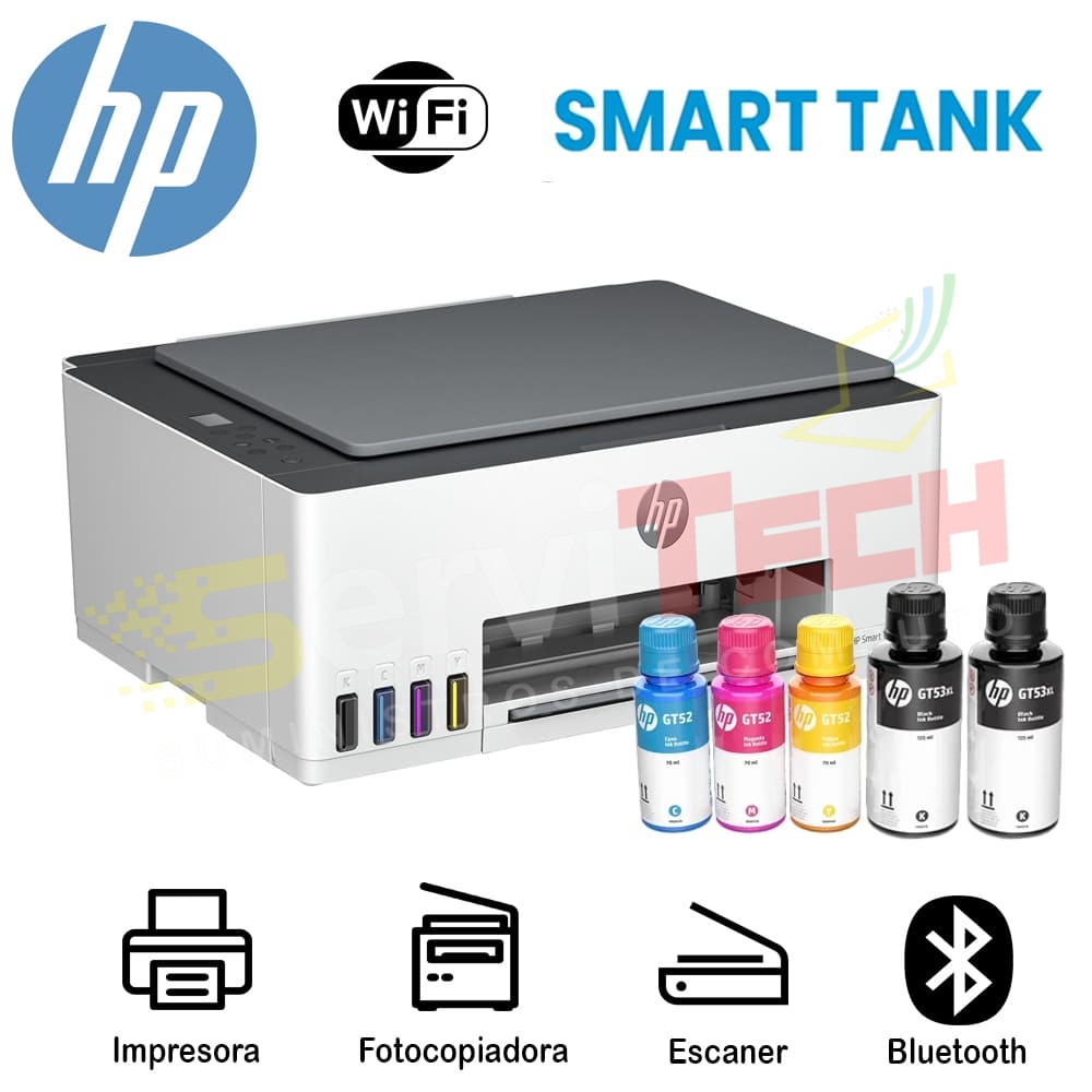Impresora multifuncional HP  Smart Tank 580 WiFi