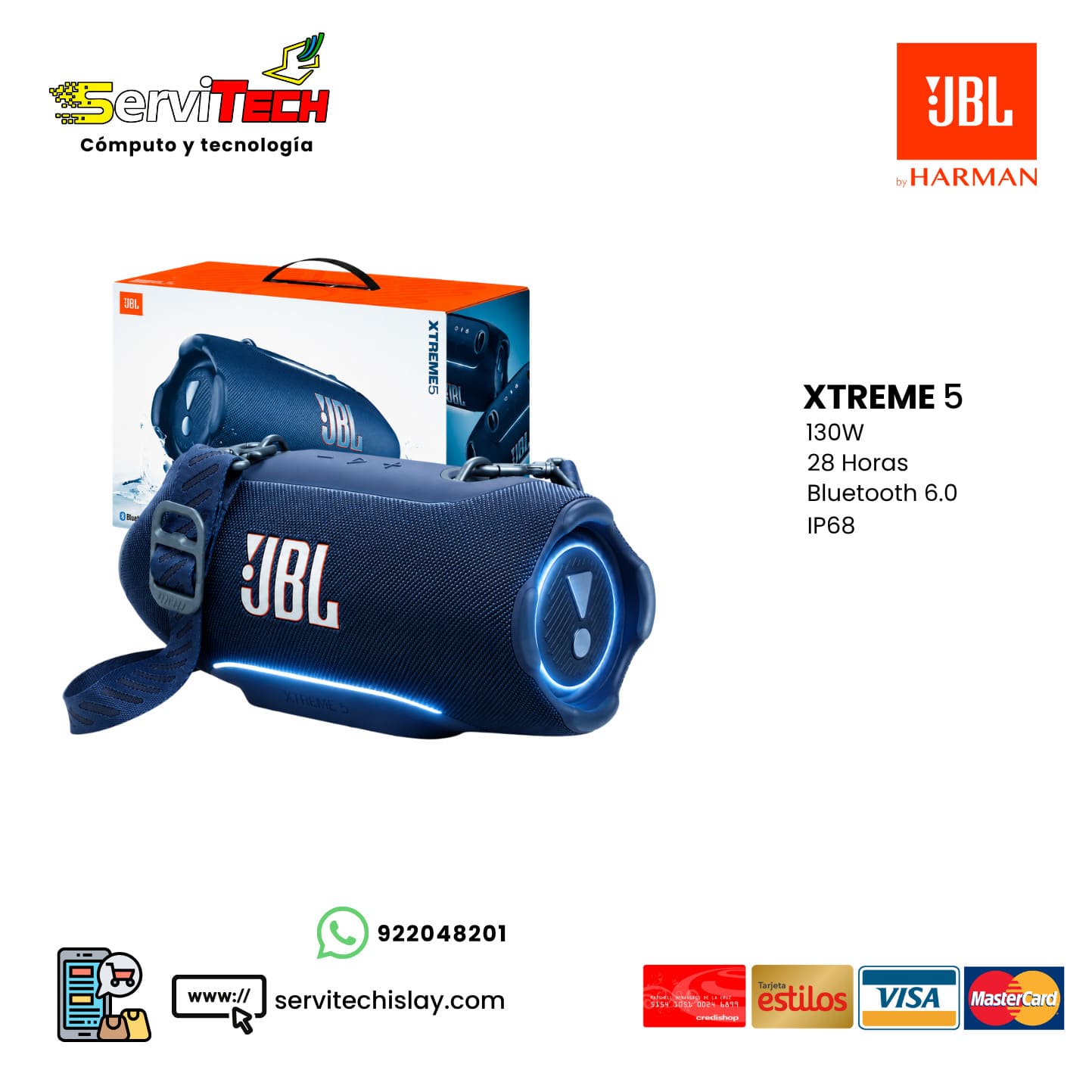 Parlante JBL Xtreme 5
