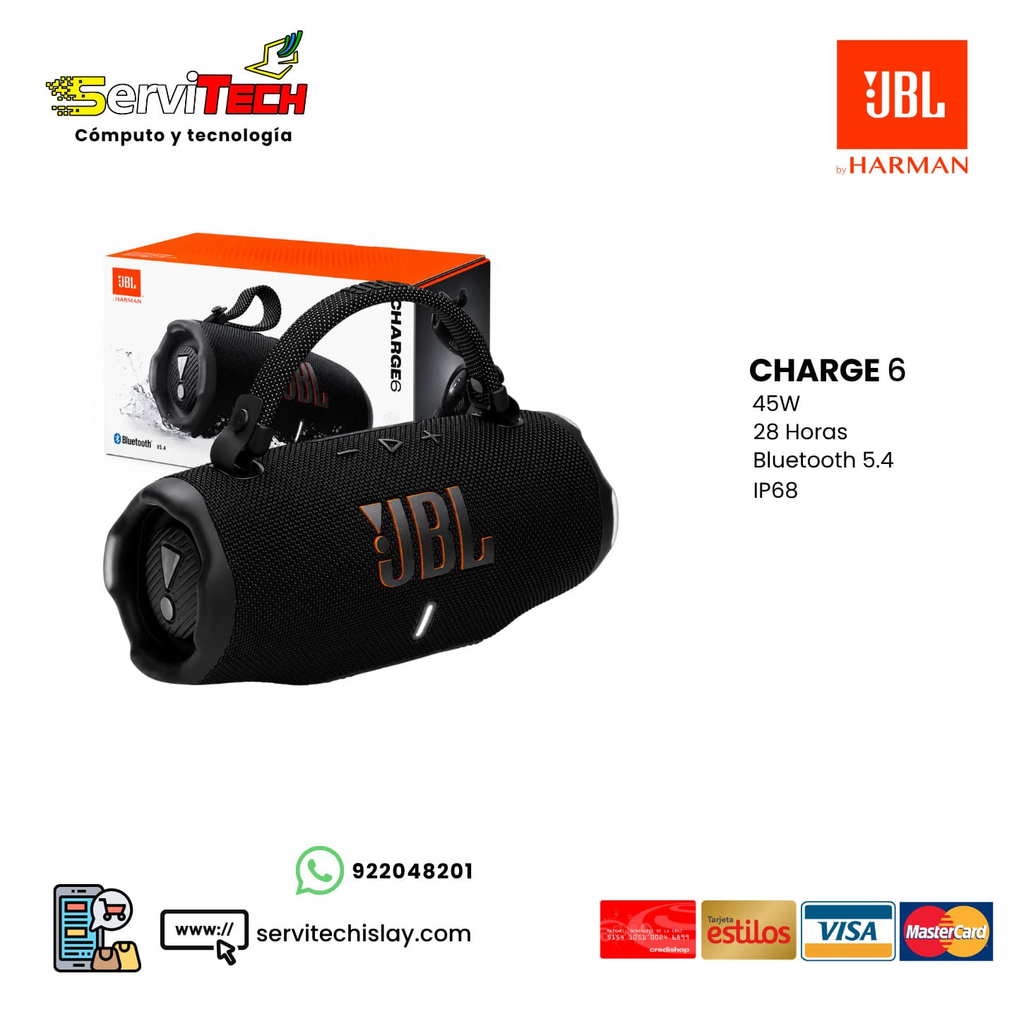 Parlante JBL Charge 6