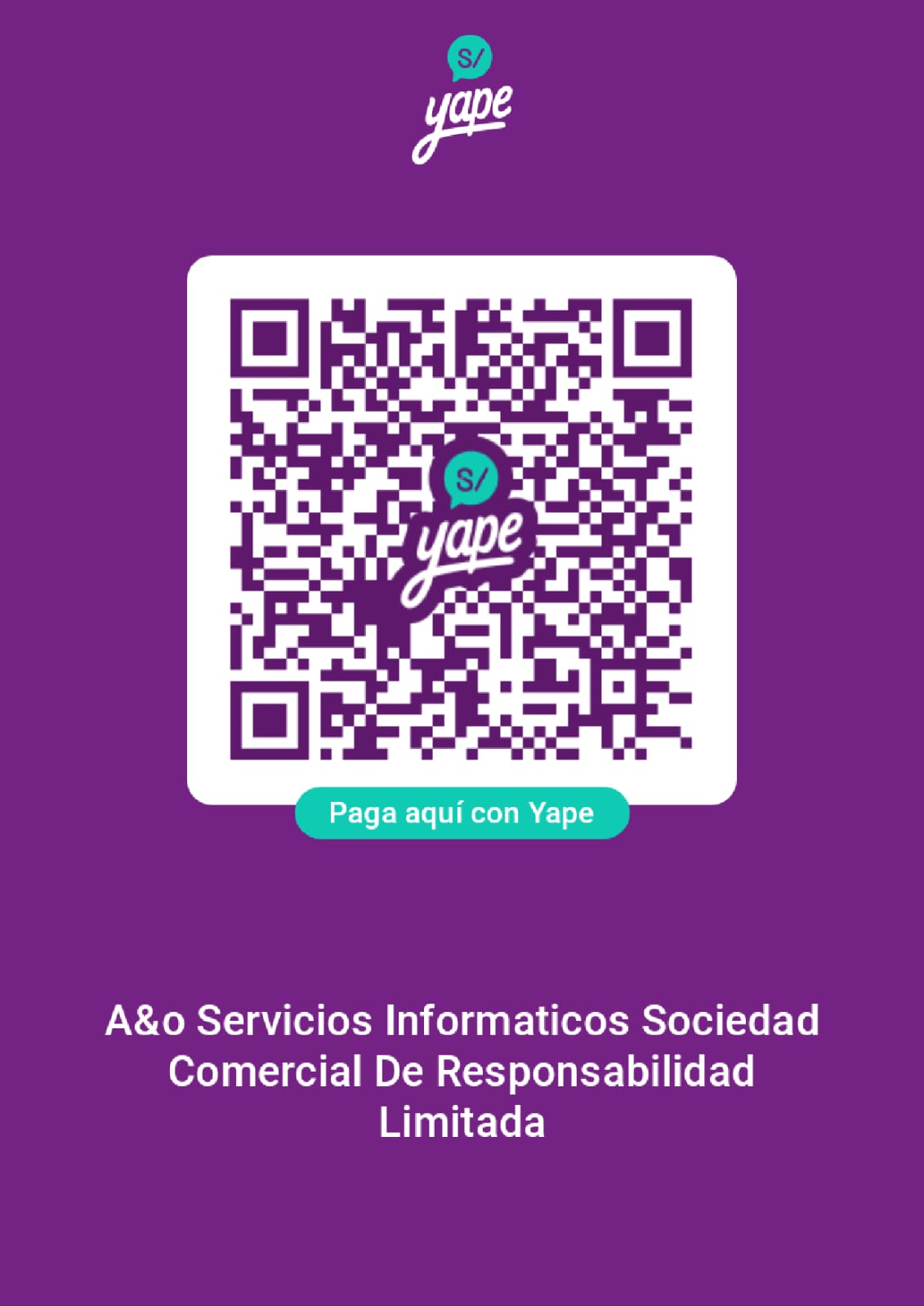 QR Code Yape Plin